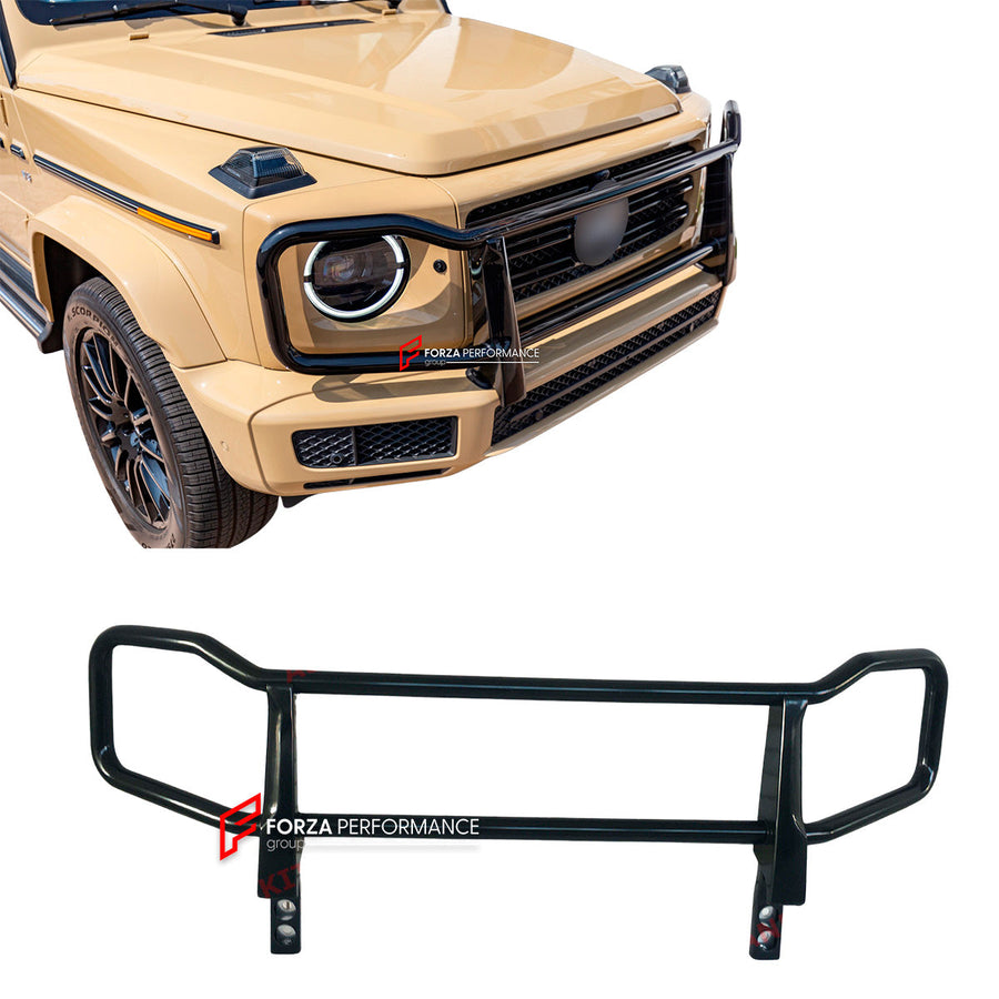 Buy Now BULL BAR for MERCEDES BENZ G CLASS W463A W464 G550 G350 2018 - 2023 and upgrade car parts from SIR Tuning at the Best Price. Headlights, Tail lights, Bodykits, Navigations, Carbon body kit and more - Fast & Free Shipping within Europe, US & Worldwide.