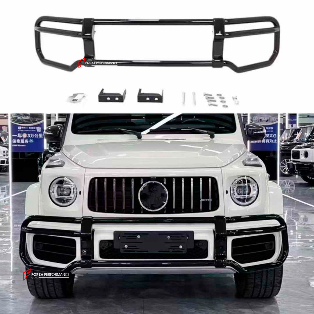 FRONT BUMPER PROTECTOR GRILLE PROTECTOR BULL BAR GUARD for MERCEDES BENZ G-CLASS W463A W464 G63 2018 - 2023