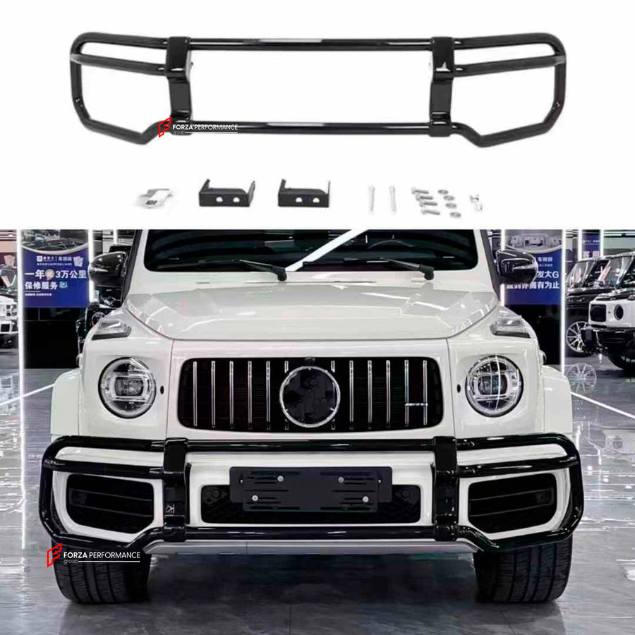 Buy Now FRONT BUMPER PROTECTOR GRILLE PROTECTOR BULL BAR GUARD for MERCEDES BENZ G-CLASS W463A W464 G63 2018 - 2023 and upgrade car parts from SIR Tuning at the Best Price. Headlights, Tail lights, Bodykits, Navigations, body kit and more - Fast & Free Shipping within Europe, US & Worldwide.
