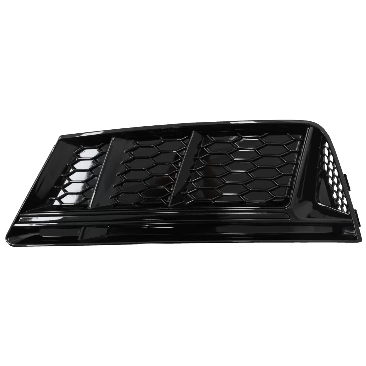 Bumper Lower Grille Covers Side Grilles suitable for Audi A4 B9 Sedan Avant (2016-2018) RS4 Design Black Edition – product im