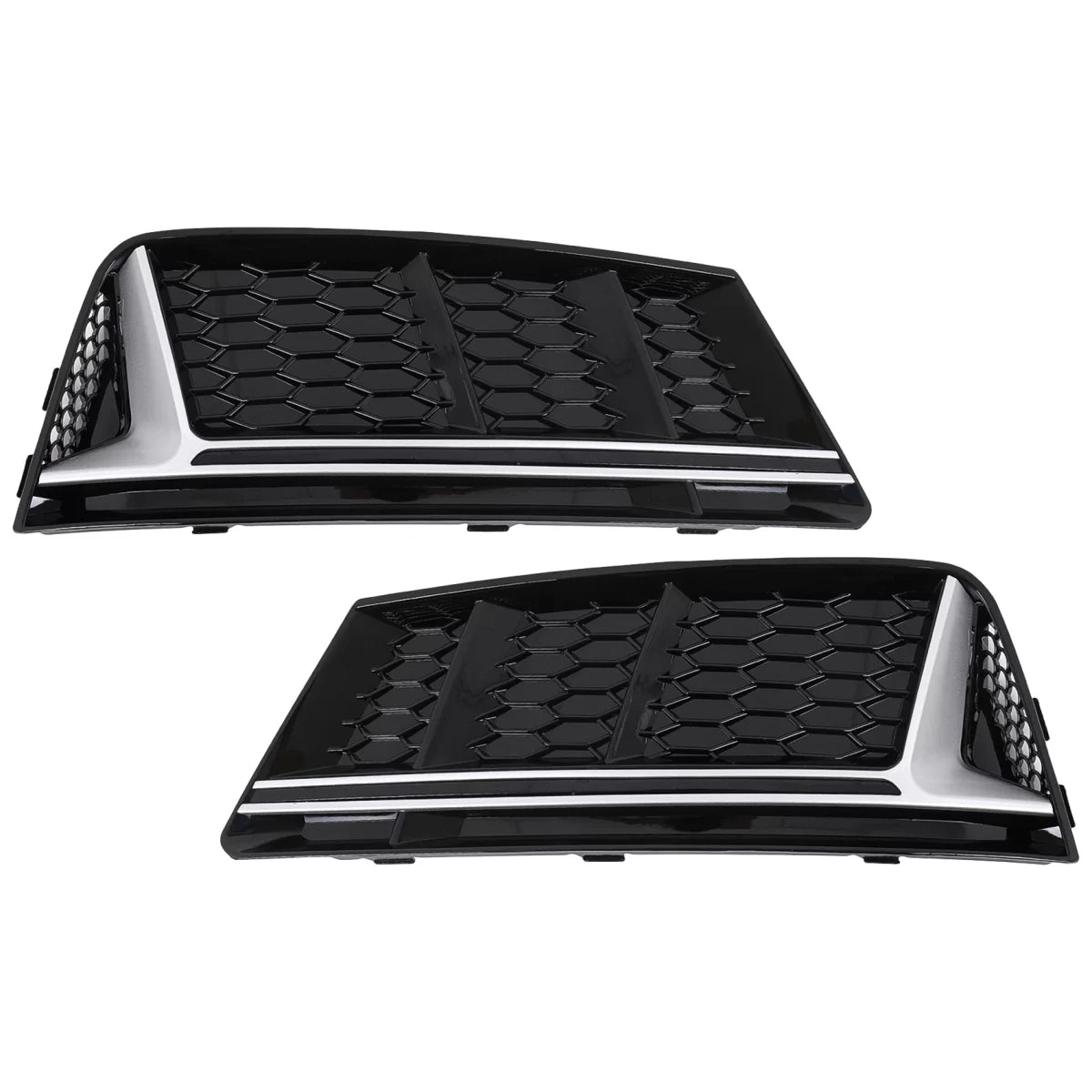 Bumper Lower Grille Covers Side Grilles suitable for Audi A4 B9 Sedan Avant (2016-2018) RS4 Design – product image 1