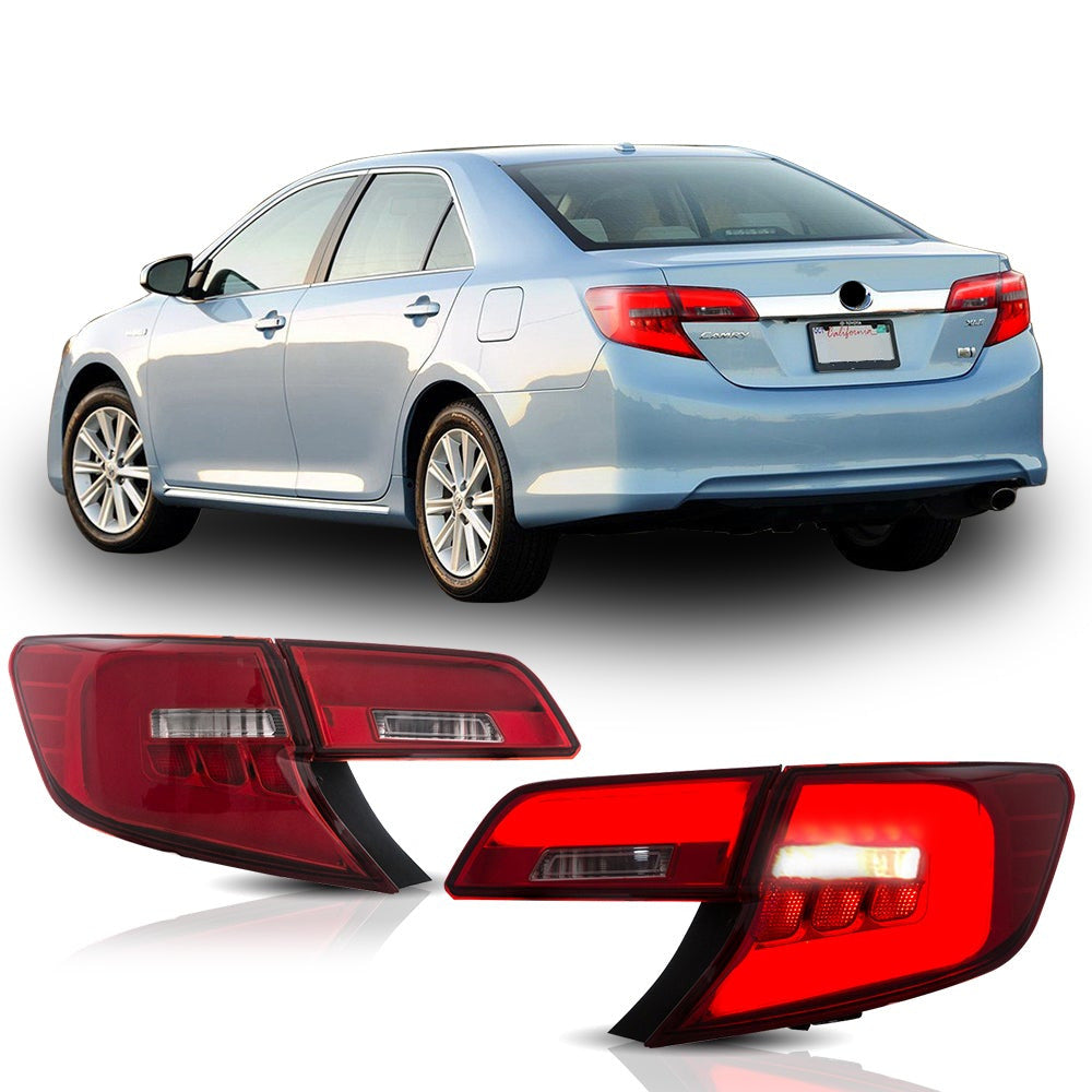 Buy Now Vland Carlamp LED Tail Lights For Toyota Camry 2012-2014 Red Lens and upgrade car parts from SIR Tuning at the Best Price. Headlights, Tail lights, Bodykits, Navigations, Tail lights and more - Fast & Free Shipping within Europe, US & Worldwide.