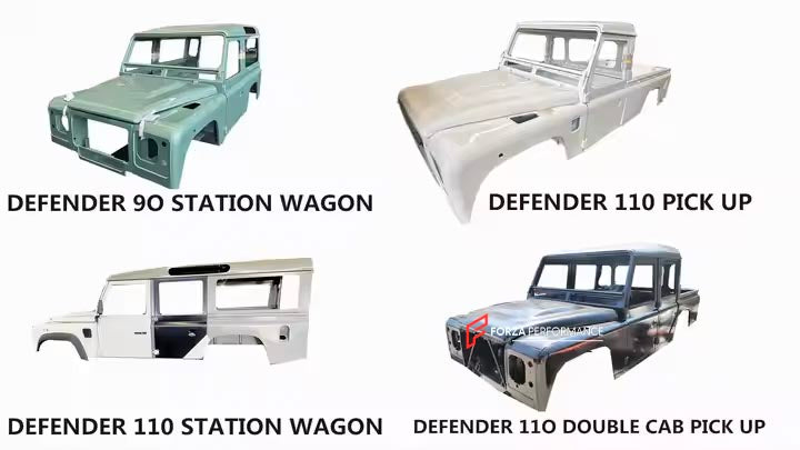 Buy Now CAR BODY SHELL for LAND ROVER DEFENDER 90 110 130 L315 L316 1983 - 2016 and upgrade car parts from SIR Tuning at the Best Price. Headlights, Tail lights, Bodykits, Navigations, body kit and more - Fast & Free Shipping within Europe, US & Worldwide.