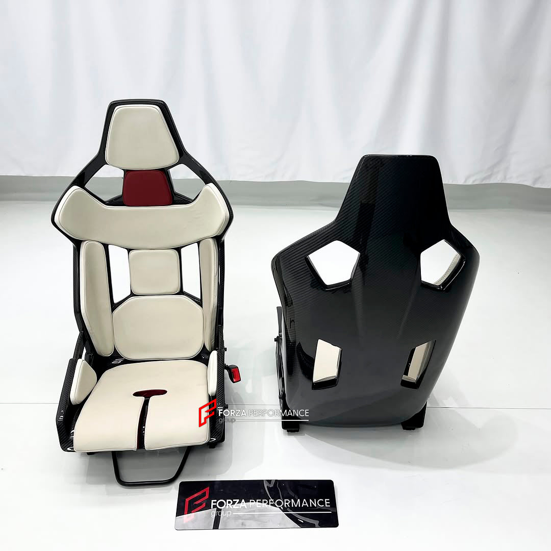 CARBON BUCKET SEATS WITH LEATHER ALCANTARA for PORSCHE 911 991.1 991.2 992.1 992.2 997 718 981 GT3