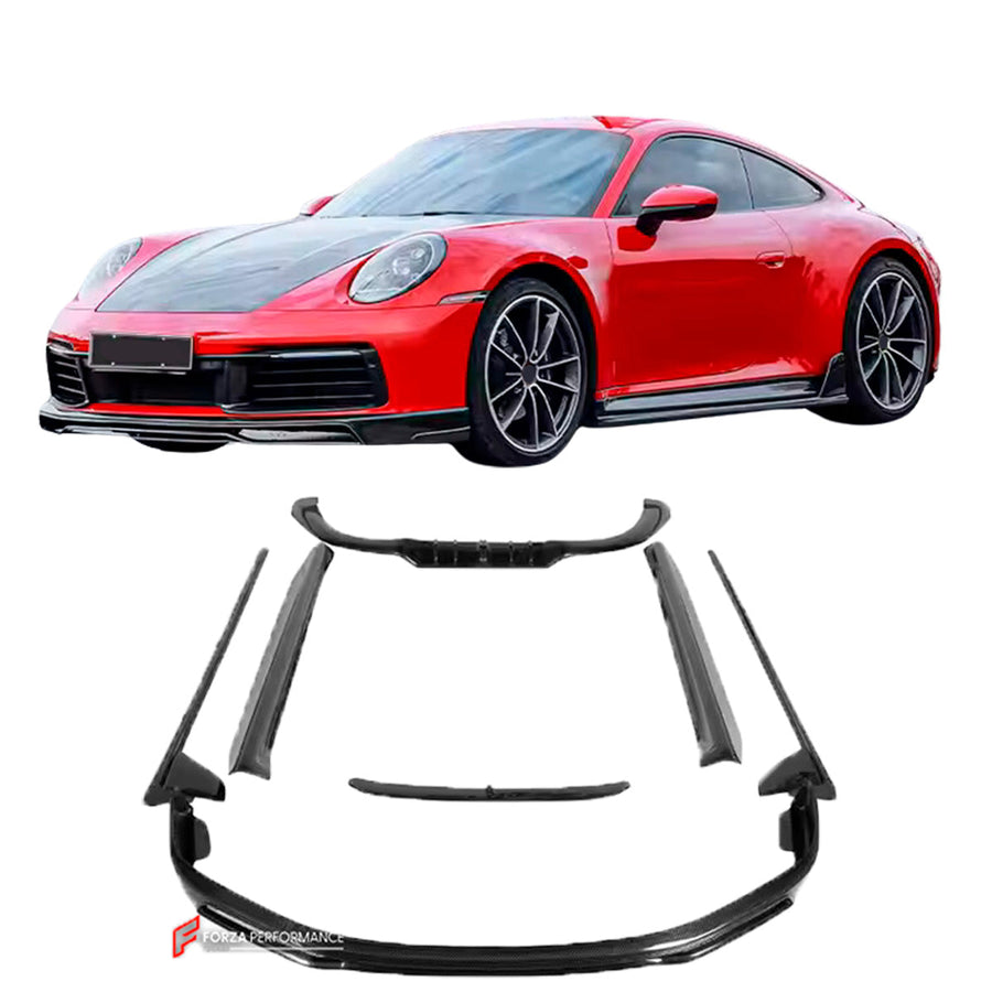 Buy Now CARBON AERO KIT for PORSCHE 911 992.1 CARRERA S 2019 - 2025 and upgrade car parts from SIR Tuning at the Best Price. Headlights, Tail lights, Bodykits, Navigations, Carbon body kit and more - Fast & Free Shipping within Europe, US & Worldwide.