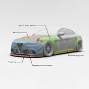 CARBON WIDE BODY KIT for ALFA ROMEO GIULIA 2016+
