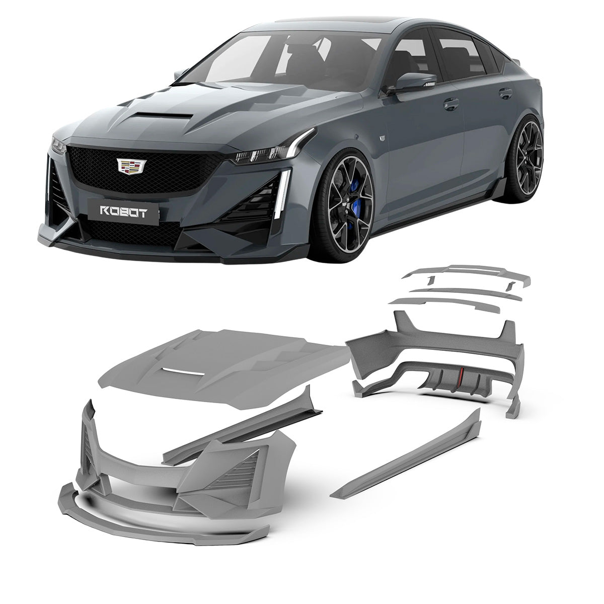 CARBON BODY KIT for CADILLAC CT5 V 2019 - 2024