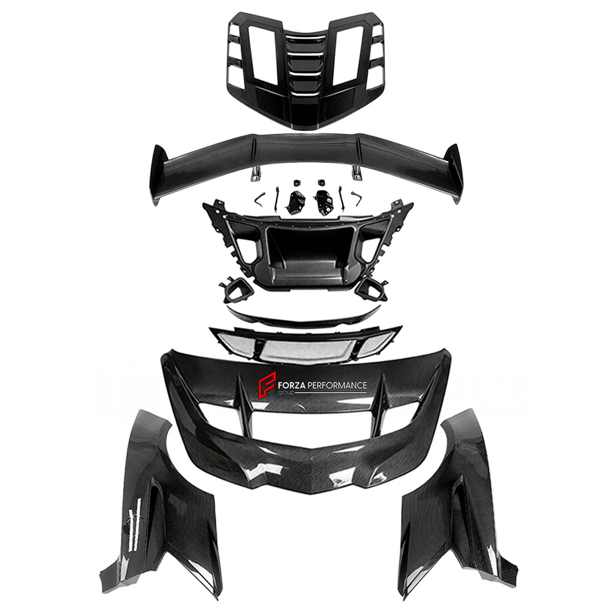CARBON BODY KIT for CHEVROLET CORVETTE C8 Z06 2020+