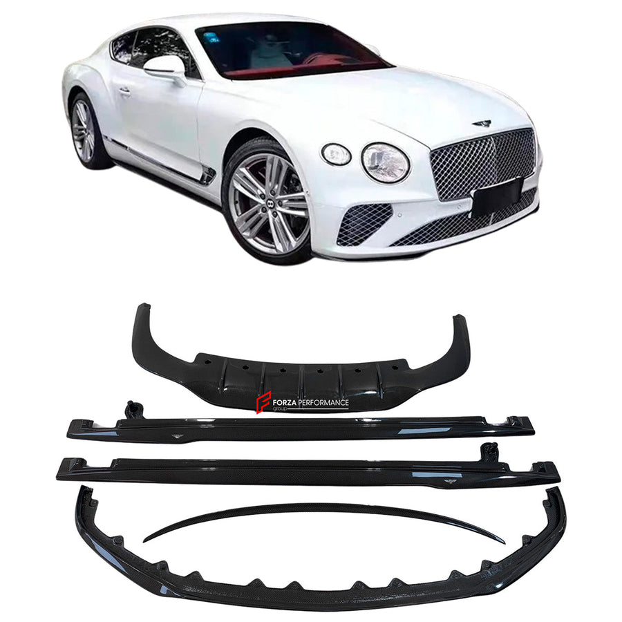 Buy Now CARBON BODY KIT for BENTLEY CONTINENTAL GT 2018 - 2020 and upgrade car parts from SIR Tuning at the Best Price. Headlights, Tail lights, Bodykits, Navigations, body kit and more - Fast & Free Shipping within Europe, US & Worldwide.