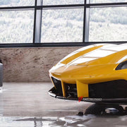 DRY CARBON FIBER FRONT LIP SPLITTERS for FERRARI 488 GTB 2015 - 2019 | SC STYLE