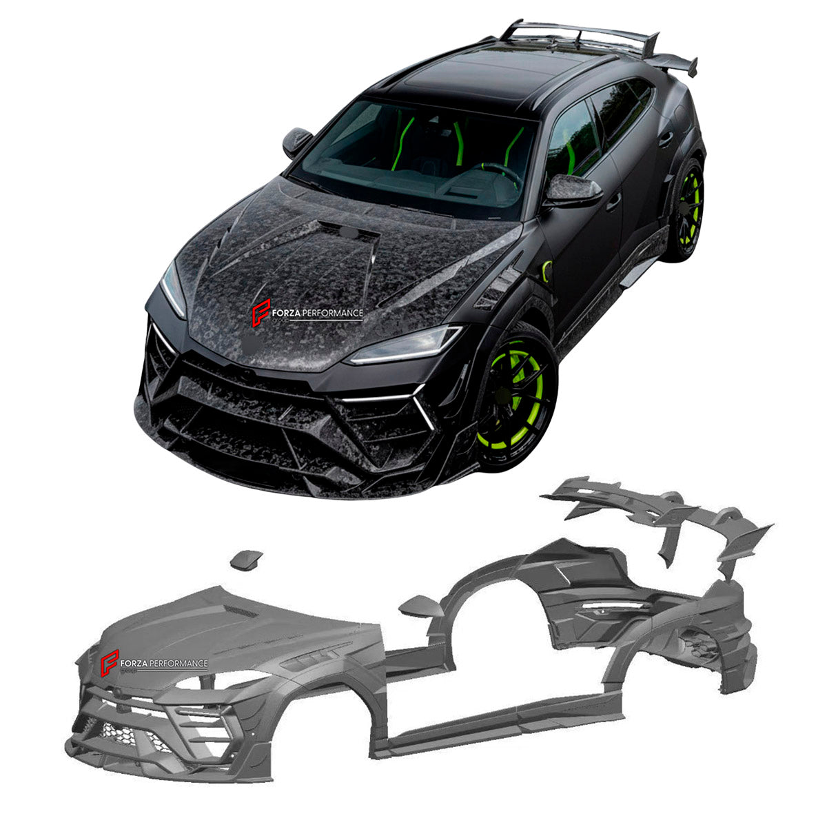 CARBON BODY KIT for LAMBORGHINI URUS SE 2018+
