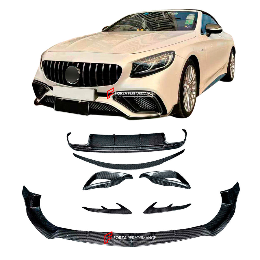 Buy Now CARBON BODY KIT for MERCEDES BENZ AMG S63 COUPE C217 2018 - 2021 and upgrade car parts from SIR Tuning at the Best Price. Headlights, Tail lights, Bodykits, Navigations, body kit and more - Fast & Free Shipping within Europe, US & Worldwide.