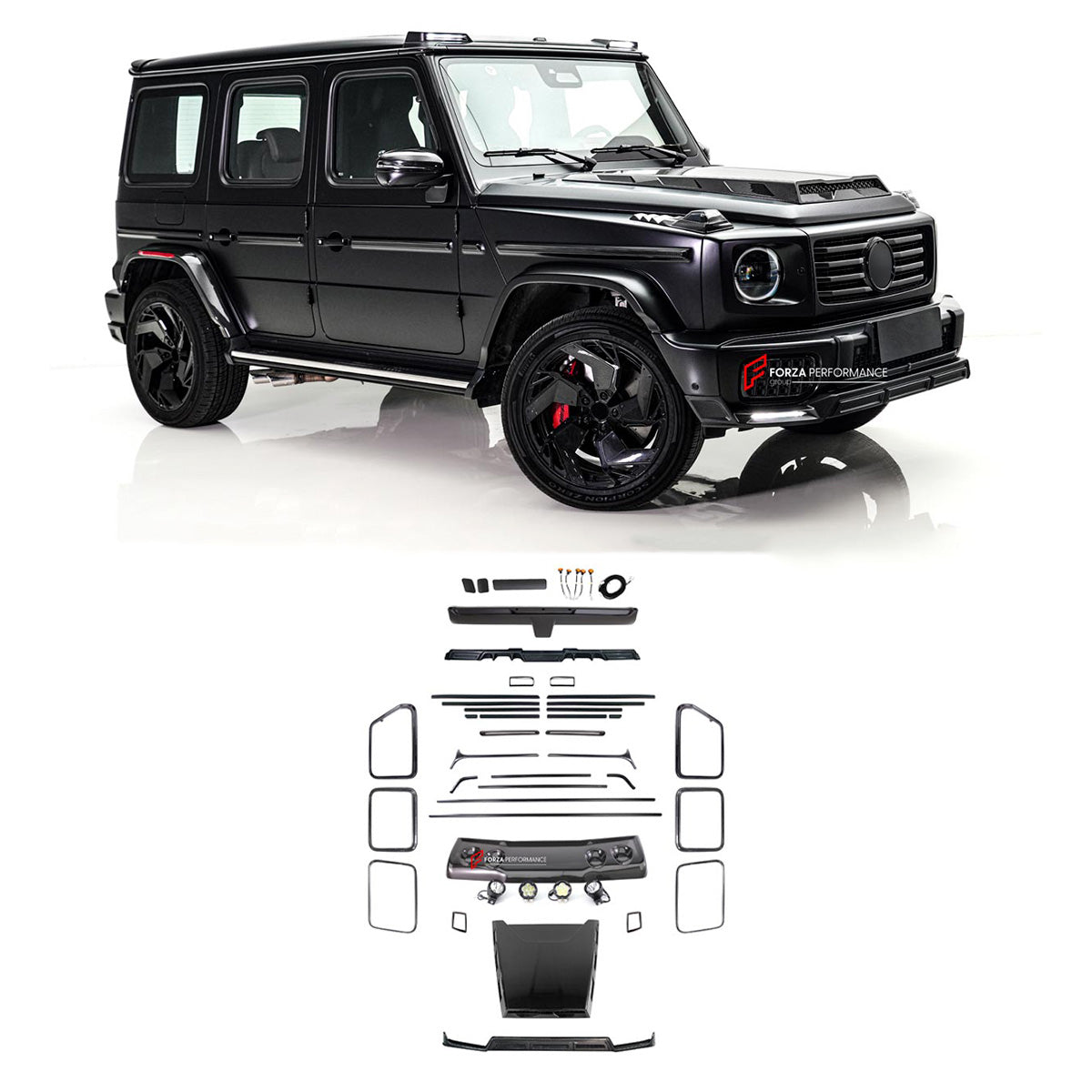 DRY CARBON BODY KIT for MERCEDES BENZ G CLASS G580 G500 G450D W465 2024+