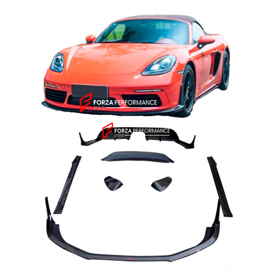 Buy Now CARBON BODY KIT for PORSCHE 718 982 BOXSTER CAYMAN 2016+ and upgrade car parts from SIR Tuning at the Best Price. Headlights, Tail lights, Bodykits, Navigations, Carbon body kit and more - Fast & Free Shipping within Europe, US & Worldwide.