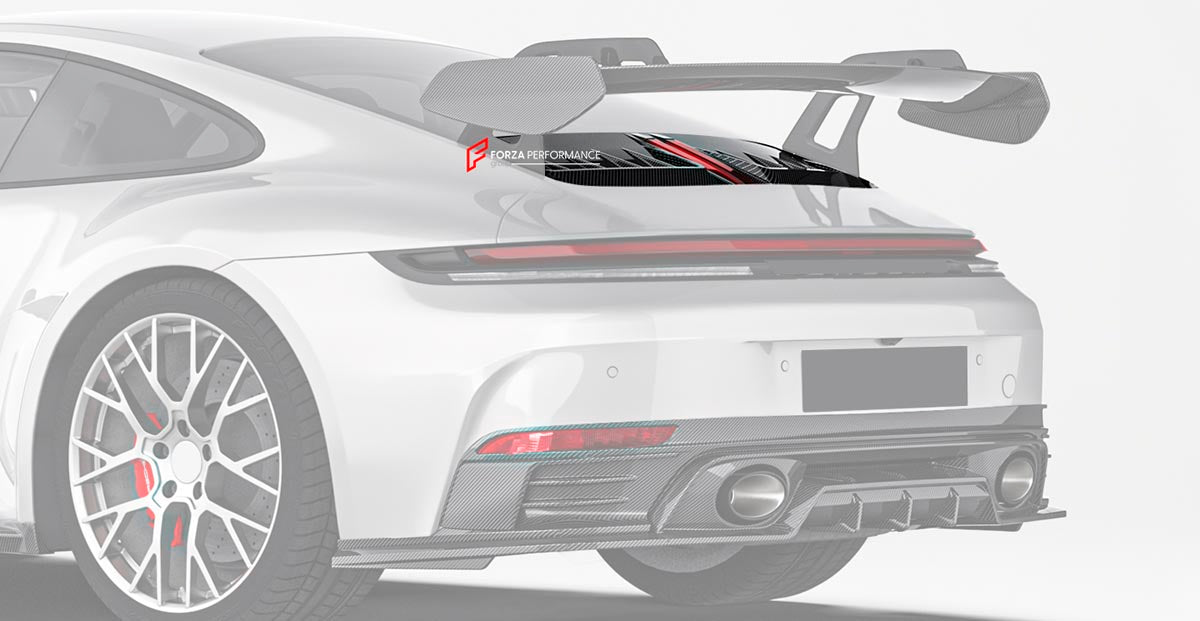 DRY CARBON REPLACEMENT ENGINE LID for PORSCHE 911 992.2 CARRERA 2025+