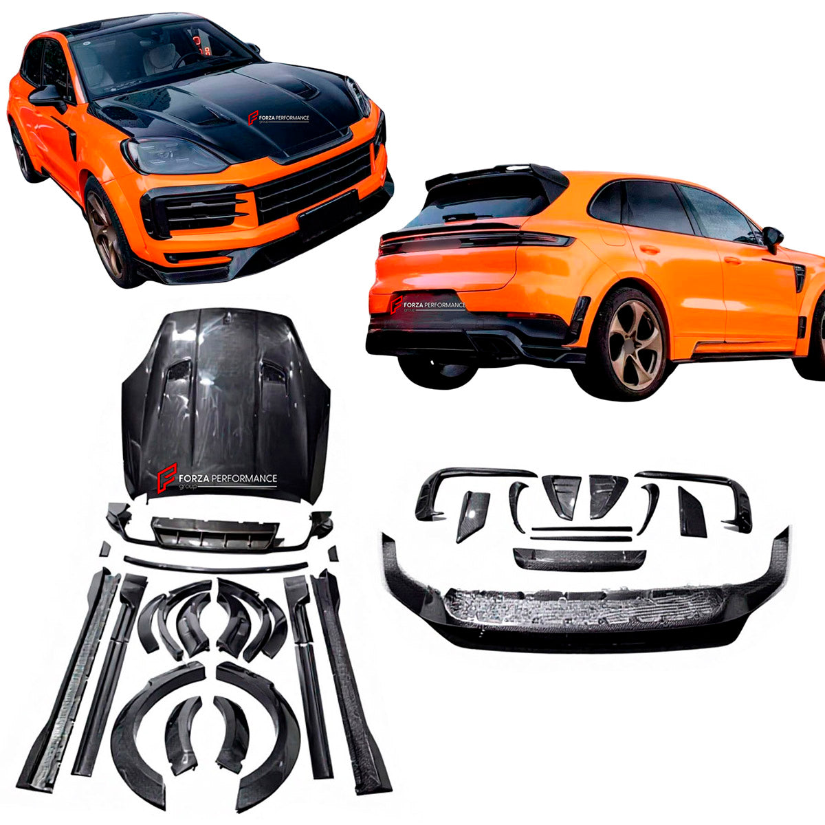 CARBON BODY KIT for PORSCHE CAYENNE 9Y0.2 2024+