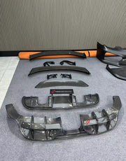 CONVERSION DRY CARBON BODY KIT for PORSCHE CAYMAN 718 981 2012 - 2016 upgrade to GT4RS