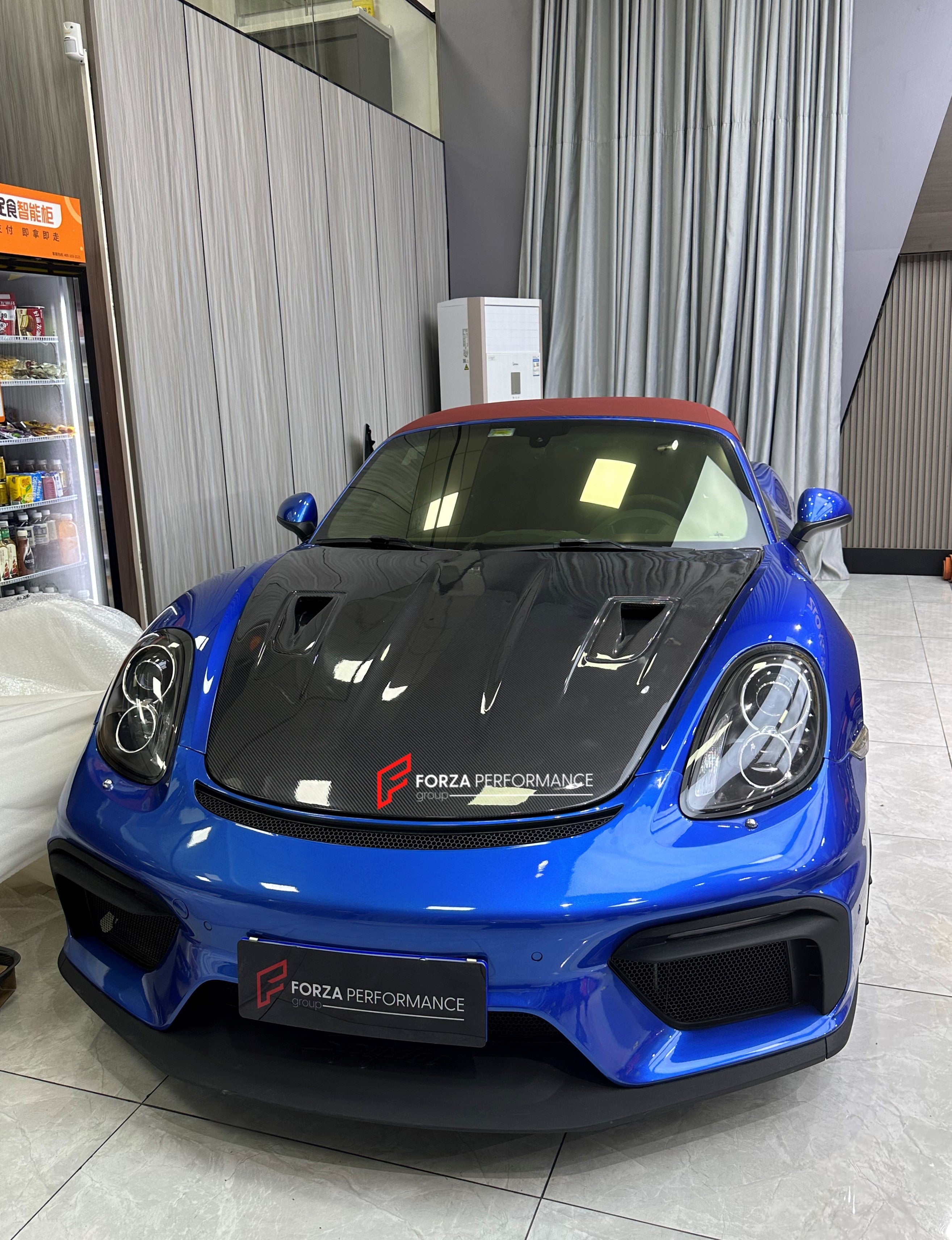 CONVERSION DRY CARBON BODY KIT for PORSCHE CAYMAN 718 981 2012 - 2016 upgrade to GT4RS