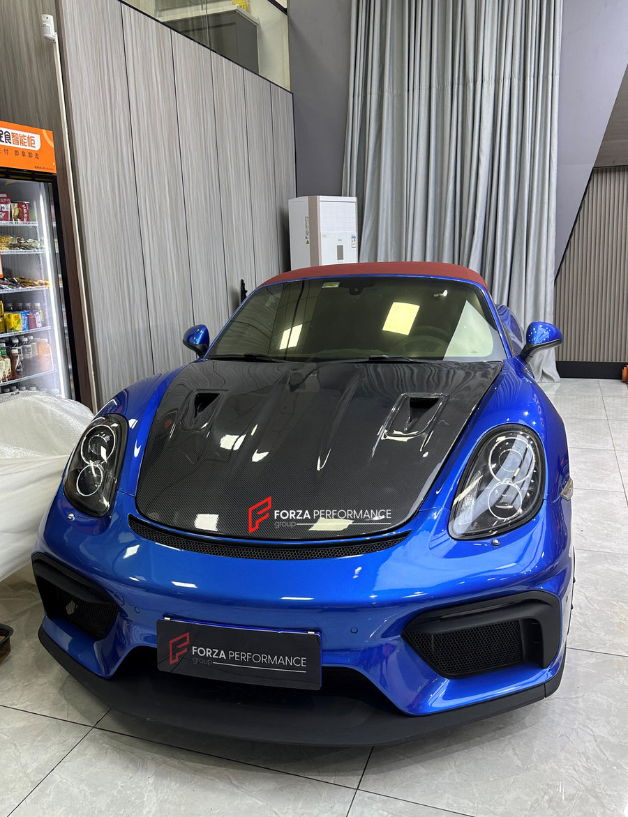 Buy Now CONVERSION DRY CARBON BODY KIT for PORSCHE CAYMAN 718 981 2012 - 2016 upgrade to GT4RS and upgrade car parts from SIR Tuning at the Best Price. Headlights, Tail lights, Bodykits, Navigations, body kit and more - Fast & Free Shipping within Europe, US & Worldwide.