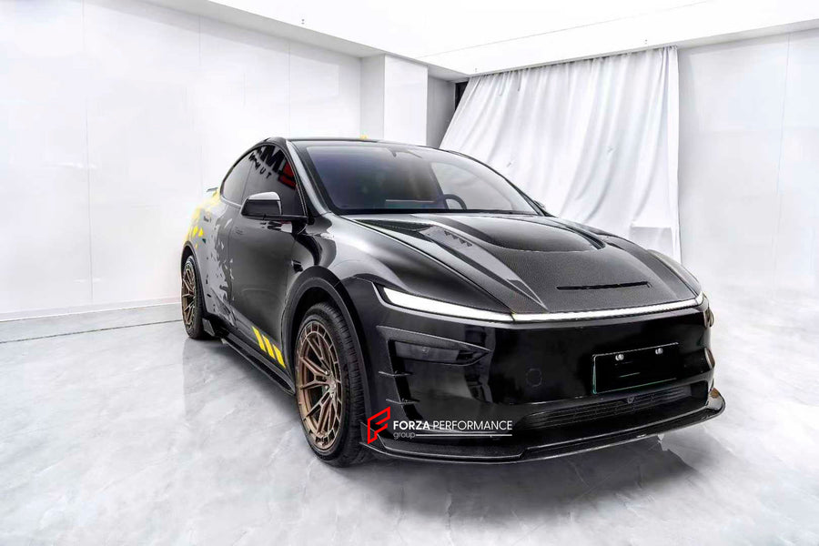 Buy Now CARBON BODY KIT for TESLA MODEL Y FACELIFT 2025+ and upgrade car parts from SIR Tuning at the Best Price. Headlights, Tail lights, Bodykits, Navigations, body kit and more - Fast & Free Shipping within Europe, US & Worldwide.