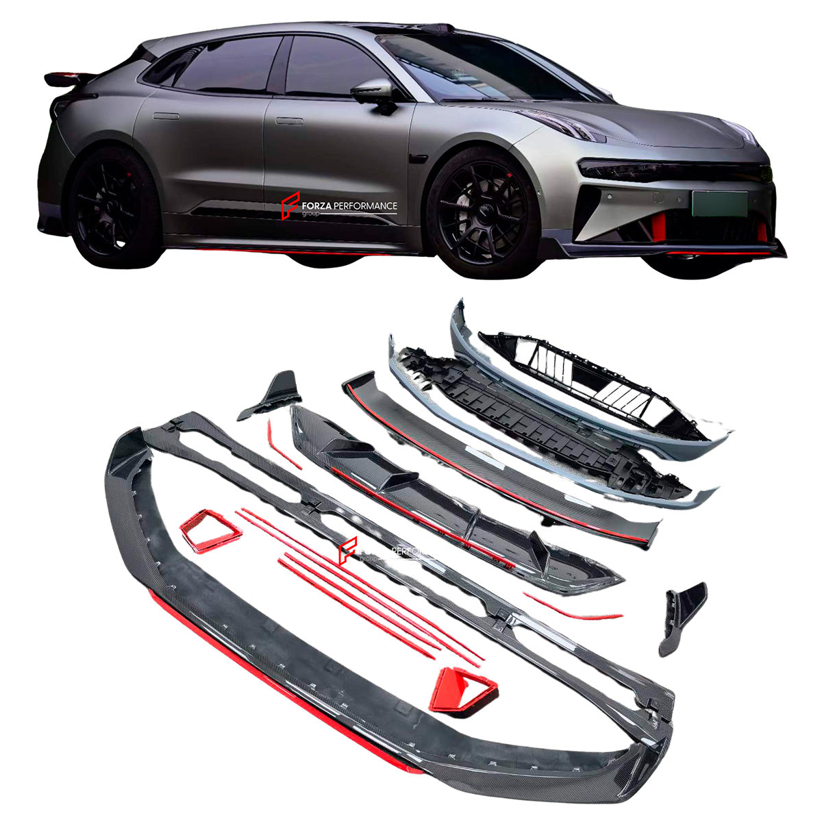 CARBON BODY KIT for ZEEKR 001 FACELIFT 2024