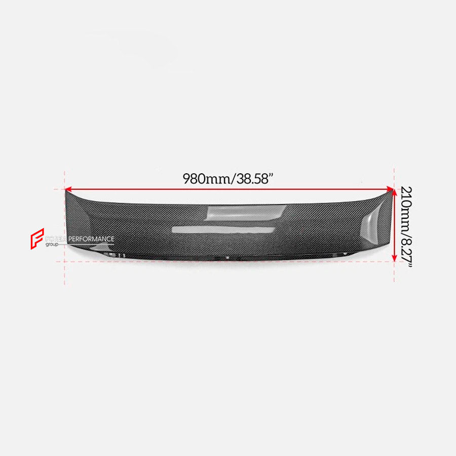 CARBON BRAKE LIGHT DELETE PANEL for PORSCHE 911 997. 997.2 2004 - 2013