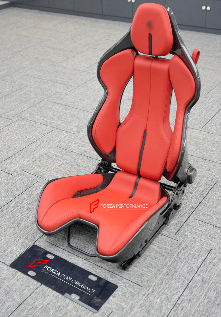 Buy Now CARBON BUCKET SEATS LWCB for FERRARI 458 ITALIA SPIDER 2009 - 2015 and upgrade car parts from SIR Tuning at the Best Price. Headlights, Tail lights, Bodykits, Navigations, Car Seats and more - Fast & Free Shipping within Europe, US & Worldwide.