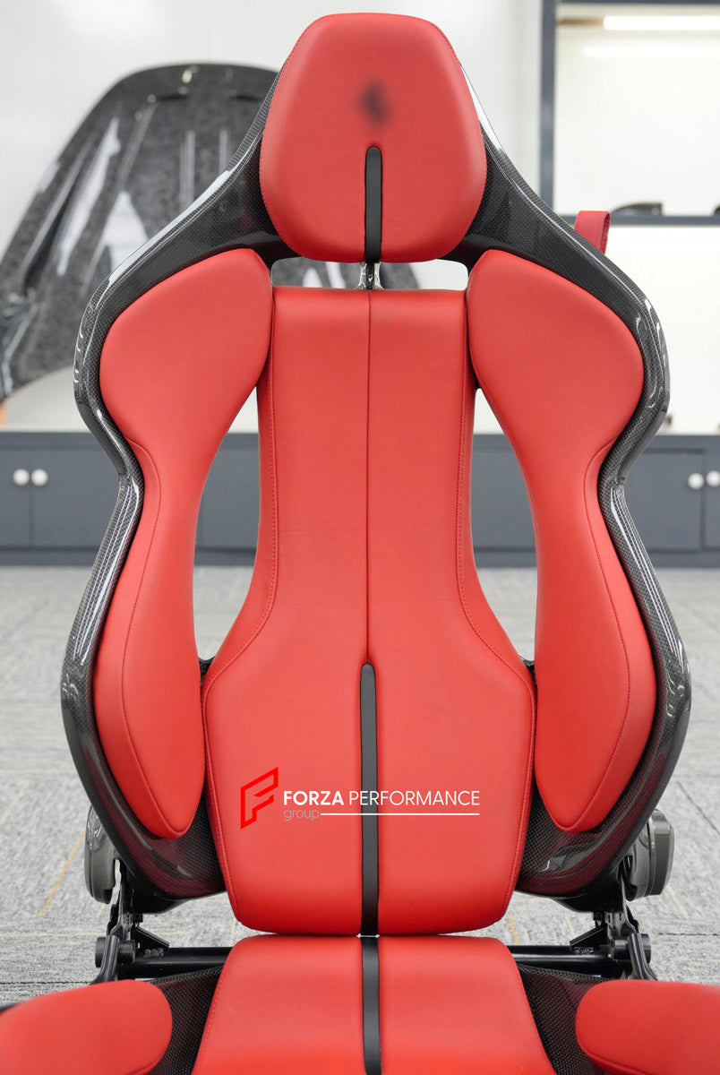CARBON BUCKET SEATS LWCB for FERRARI F8 TRIBUTO SPIDER 2019 - 2022