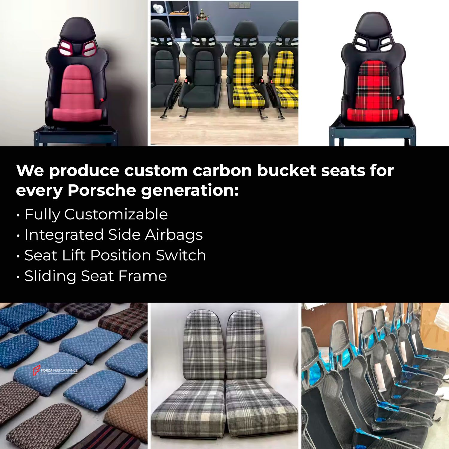 CARBON BUCKET SEATS LWCB for PORSCHE 911 992.1 GT3RS 2023+
