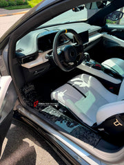 CARBON CENTER CONSOLE FRAME COVER AND CUPHOLDER for LOTUS EMIRA