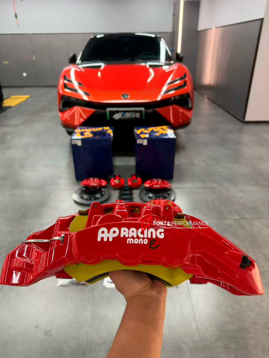 Buy Now CARBON CERAMIC BBK BIG BRAKE KIT for LOTUS EMEYA 2024+ and upgrade car parts from SIR Tuning at the Best Price. Headlights, Tail lights, Bodykits, Navigations, BIG BRAKE KIT and more - Fast & Free Shipping within Europe, US & Worldwide.