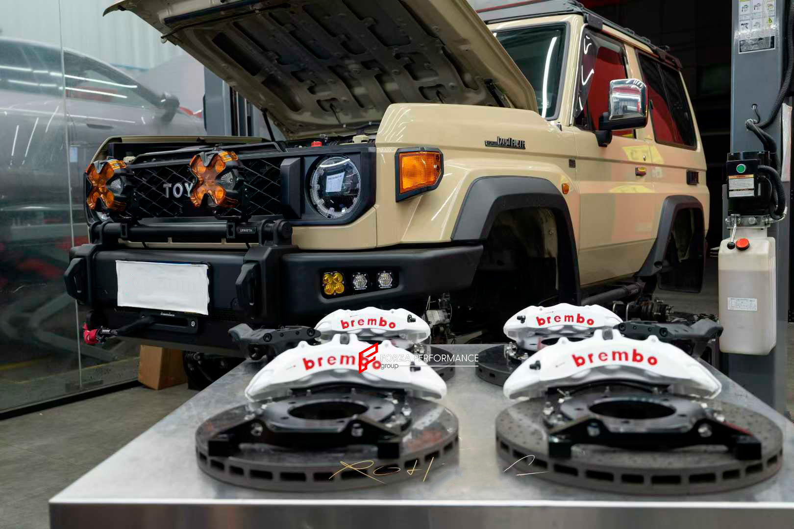 CARBON CERAMIC BBK BIG BRAKE KIT for TOYOTA LAND CRUISER 70 SERIES LC71 2023+