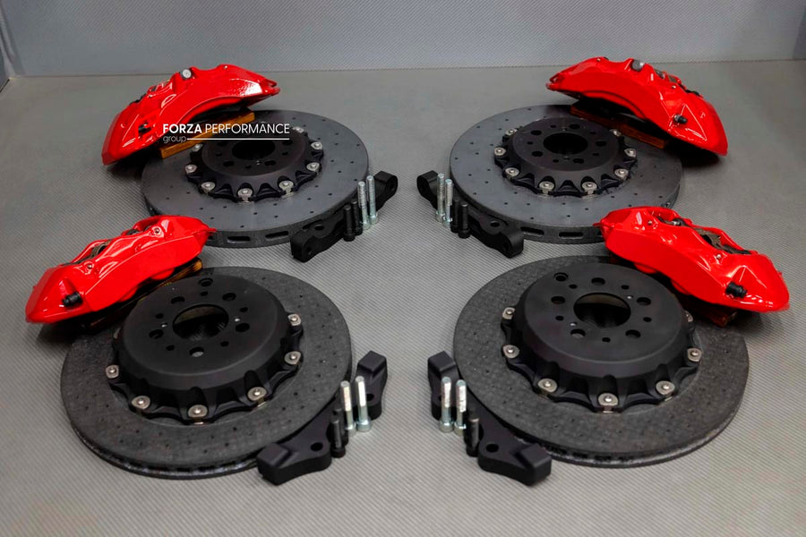 Buy Now CARBON CERAMIC BIG BRAKE KIT for FERRARI 550 MARANELLO 1996 - 2002 and upgrade car parts from SIR Tuning at the Best Price. Headlights, Tail lights, Bodykits, Navigations, BIG BRAKE KIT and more - Fast & Free Shipping within Europe, US & Worldwide.