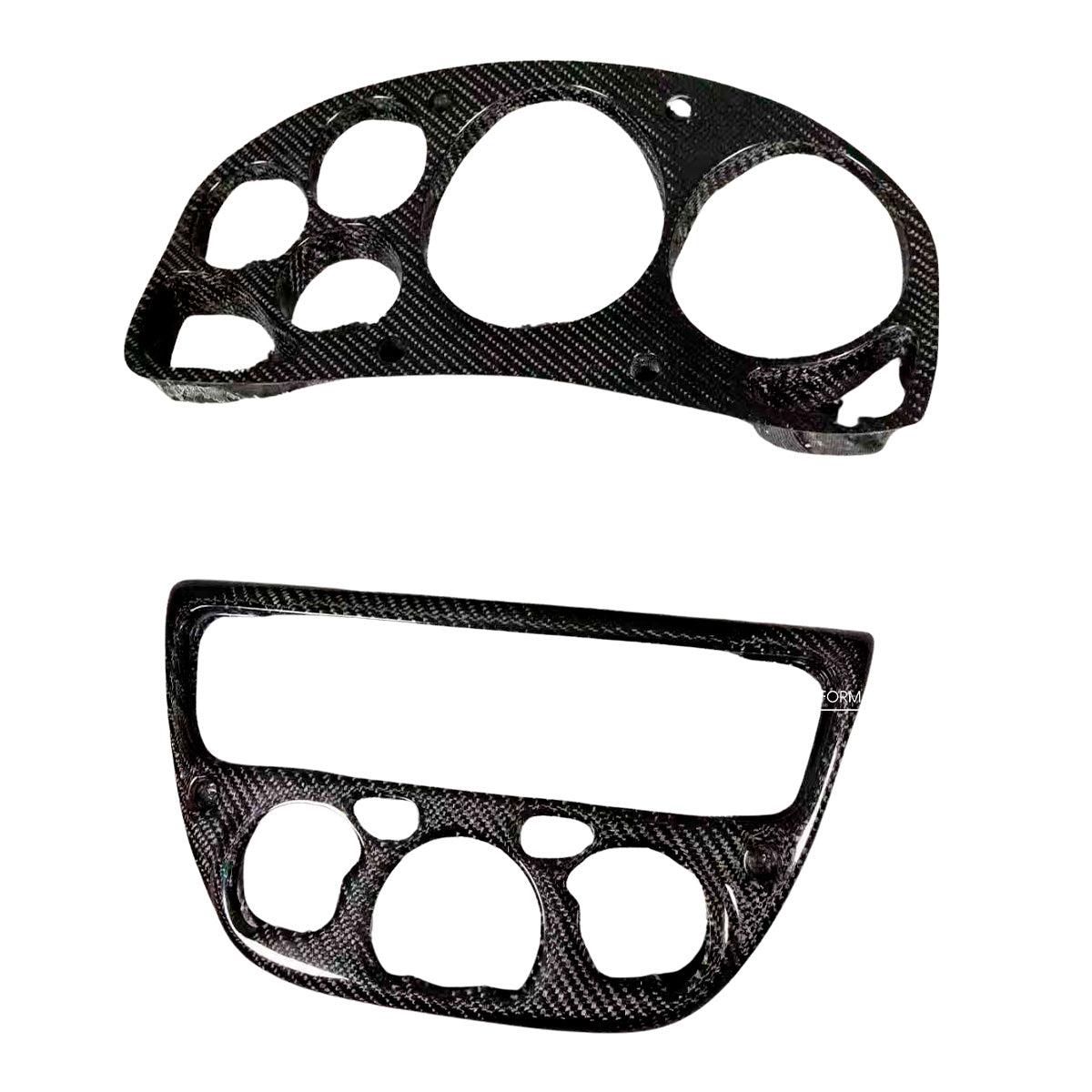 CARBON DASH CLUSTER SURROUND WITH CENTER CONSOLE COVERS for FERRARI 360 MODENA 1999 - 2005