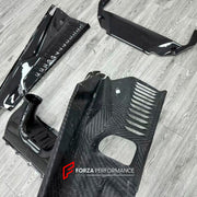 CARBON ENGINE BAY COVER PANELS for FERRARI 458 2009 - 2015