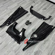 CARBON ENGINE BAY COVER PANELS for FERRARI 458 2009 - 2015