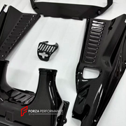 CARBON ENGINE BAY COVER PANELS for FERRARI 458 2009 - 2015