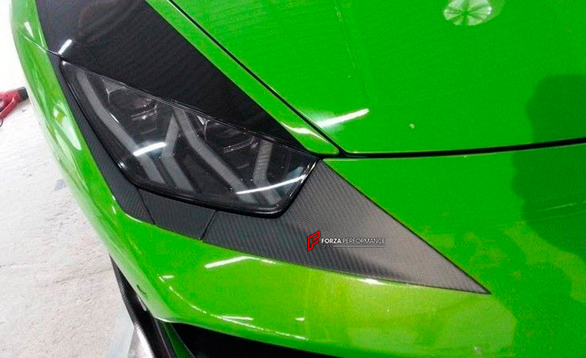 CARBON EYE LID HEADLIGHT BROW for LAMBORGHINI HURACAN LP610