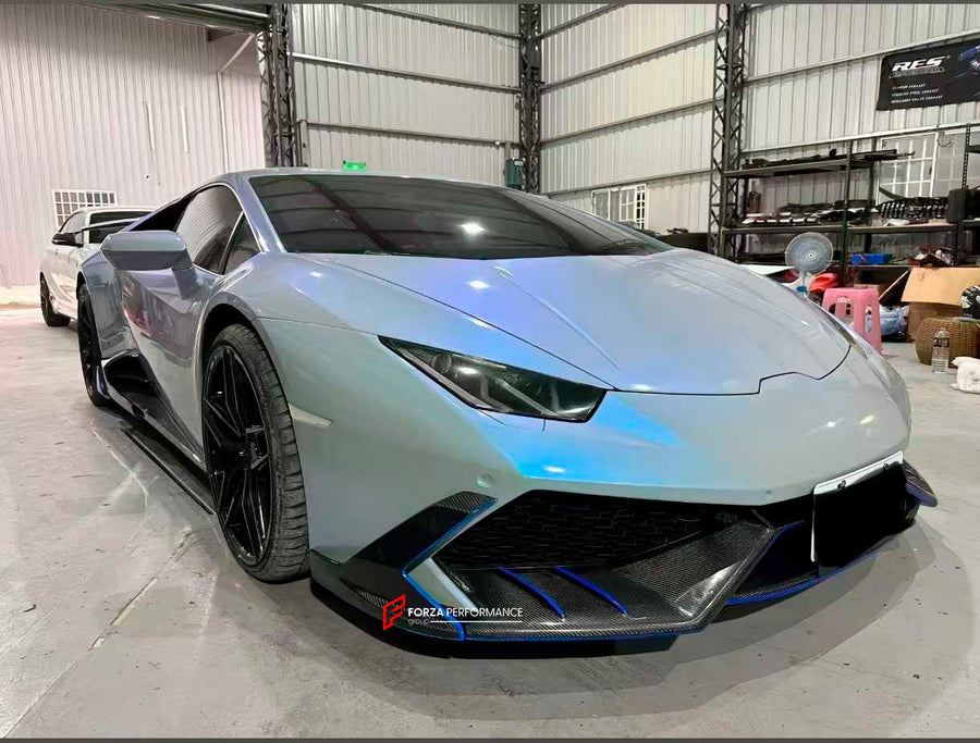 Buy Now CARBON FIBER BODY KIT for LAMBORGHINI HURACAN LP610-4 LP580-2 2013 - 2016 and upgrade car parts from SIR Tuning at the Best Price. Headlights, Tail lights, Bodykits, Navigations, body kit and more - Fast & Free Shipping within Europe, US & Worldwide.