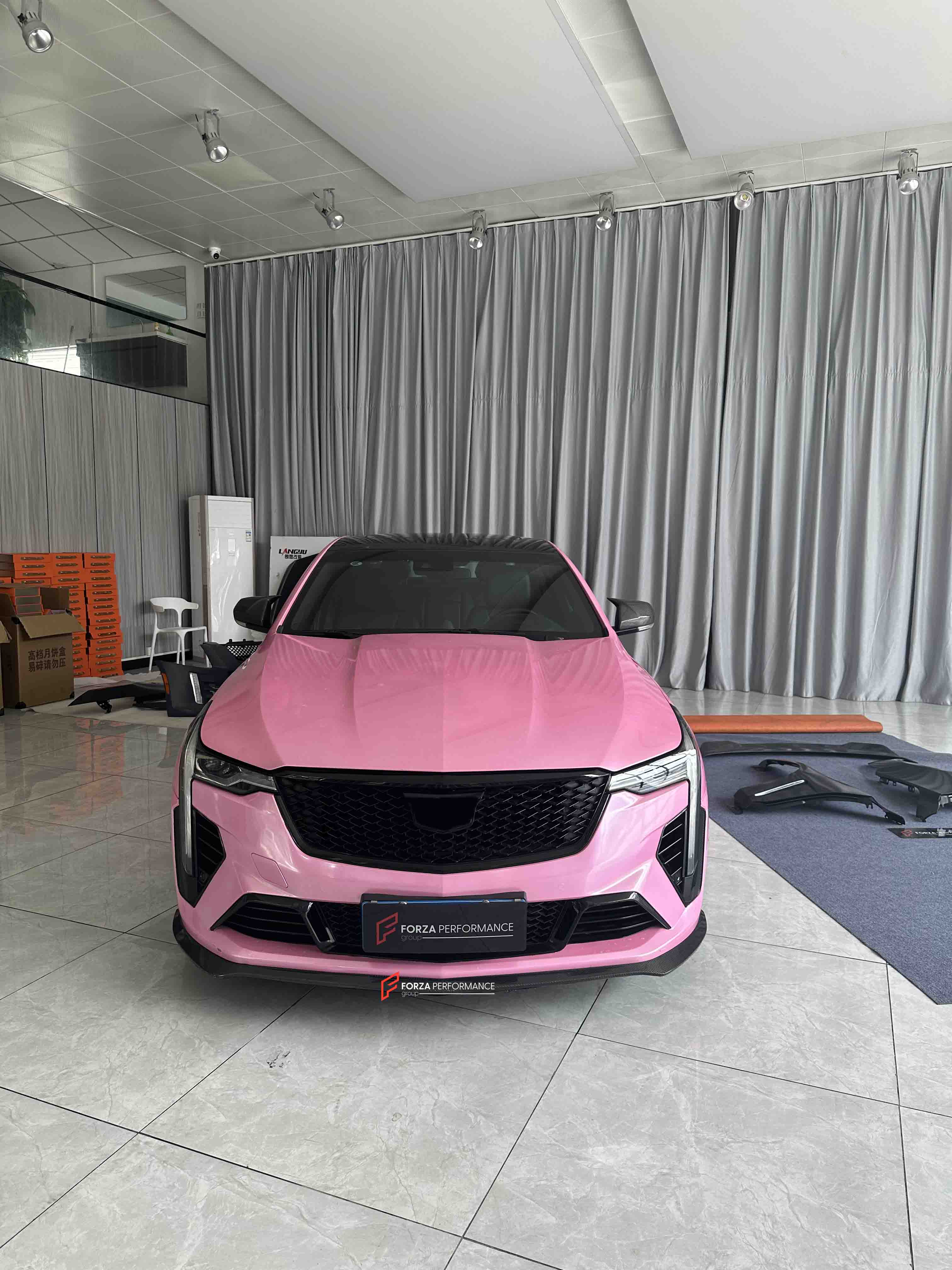 CONVERSION CARBON BODY KIT for CADILLAC CT4 2020+ UPGRADE to BLACKWING V FACELIFT