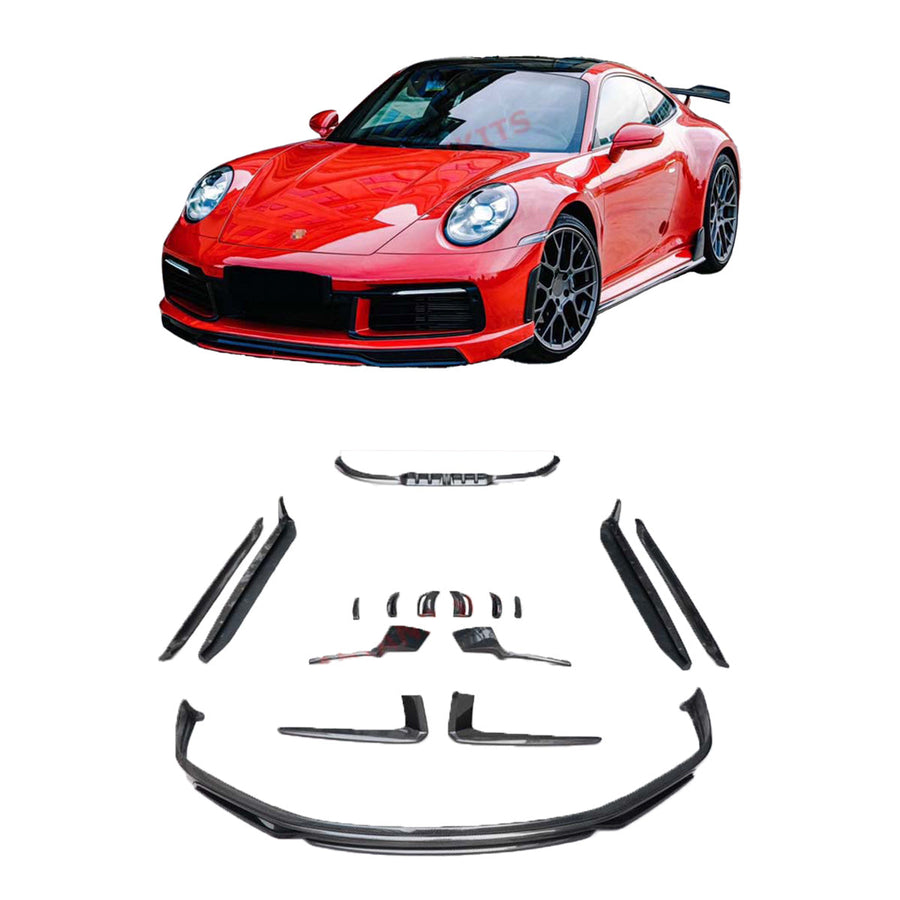 Buy Now CARBON FIBER BODY KIT for PORSCHE 911 992.1 CARRERA S 2019 - 2025 and upgrade car parts from SIR Tuning at the Best Price. Headlights, Tail lights, Bodykits, Navigations, Carbon body kit and more - Fast & Free Shipping within Europe, US & Worldwide.