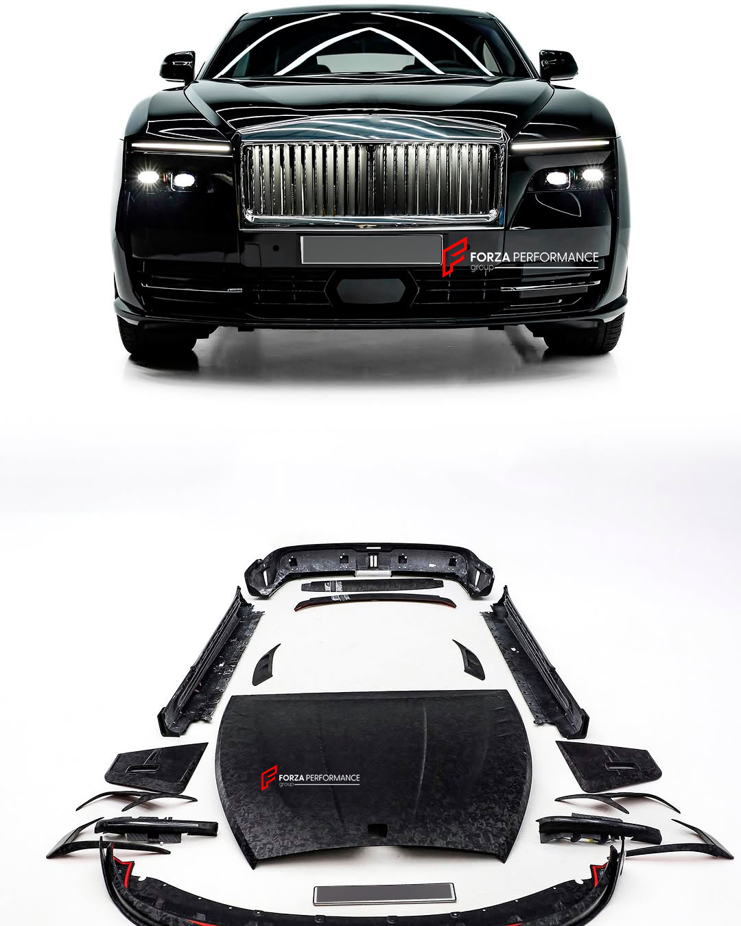 DRY CARBON FIBER BODY KIT for ROLLS ROYCE SPECTRE 2023+