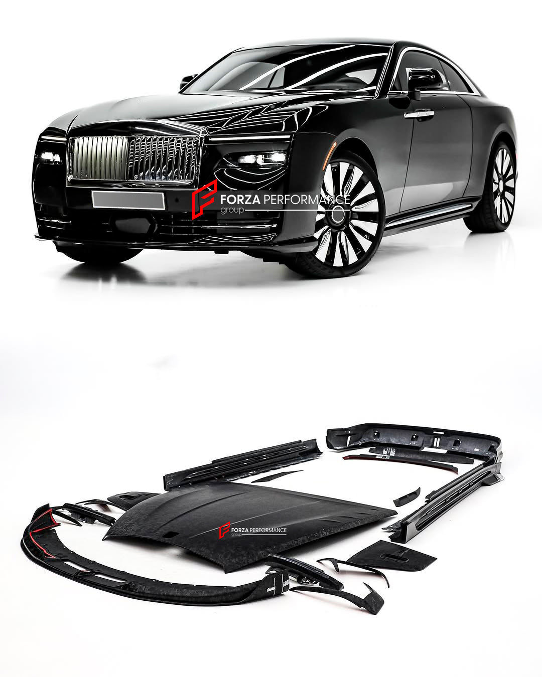 DRY CARBON FIBER BODY KIT for ROLLS ROYCE SPECTRE 2023+