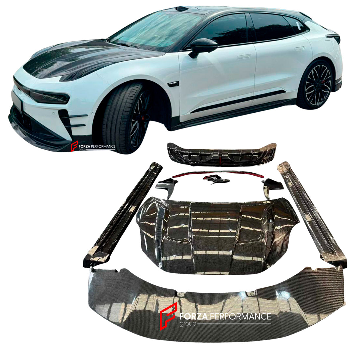 CARBON FIBER BODY KIT for ZEEKR 001 FACELIFT 2024+
