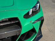 CARBON FIBER FRONT BUMPER CANARDS for BMW M3 G80 M4 G82 2020+