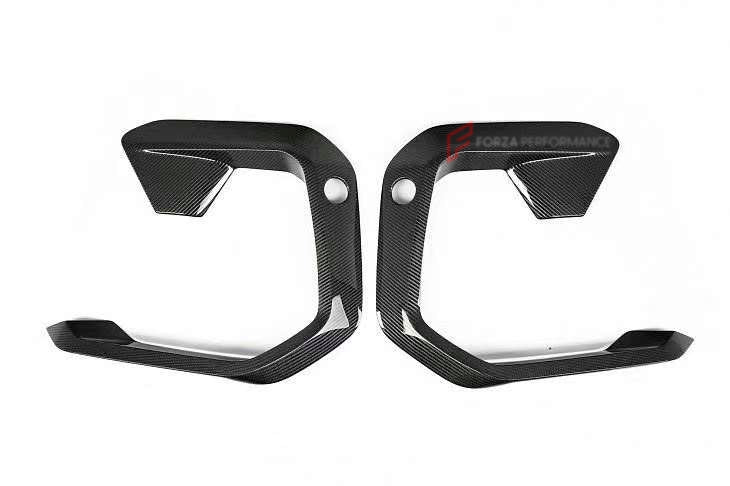 CARBON FIBER FRONT CANARDS for BMW X6M F96