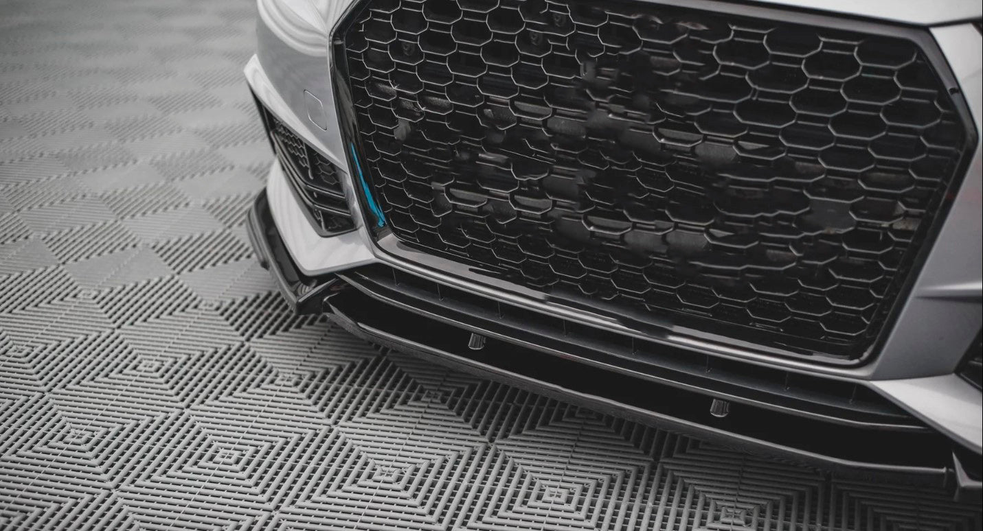 CARBON FIBER FRONT LIP for AUDI A4 S4 B9 2018 - 2019