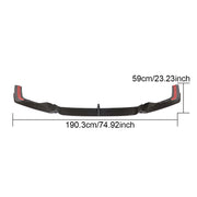 CARBON FRONT LIP for AUDI RS7 C8 2019 - 2023