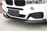CARBON FIBER FRONT LIP for BMW X6 F16 M SPORT 4-DOOR 2015 - 2018 (Fits:M-TECH)