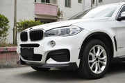 CARBON FIBER FRONT LIP for BMW X6 F16 M SPORT 4-DOOR 2015 - 2018 (Fits:M-TECH)